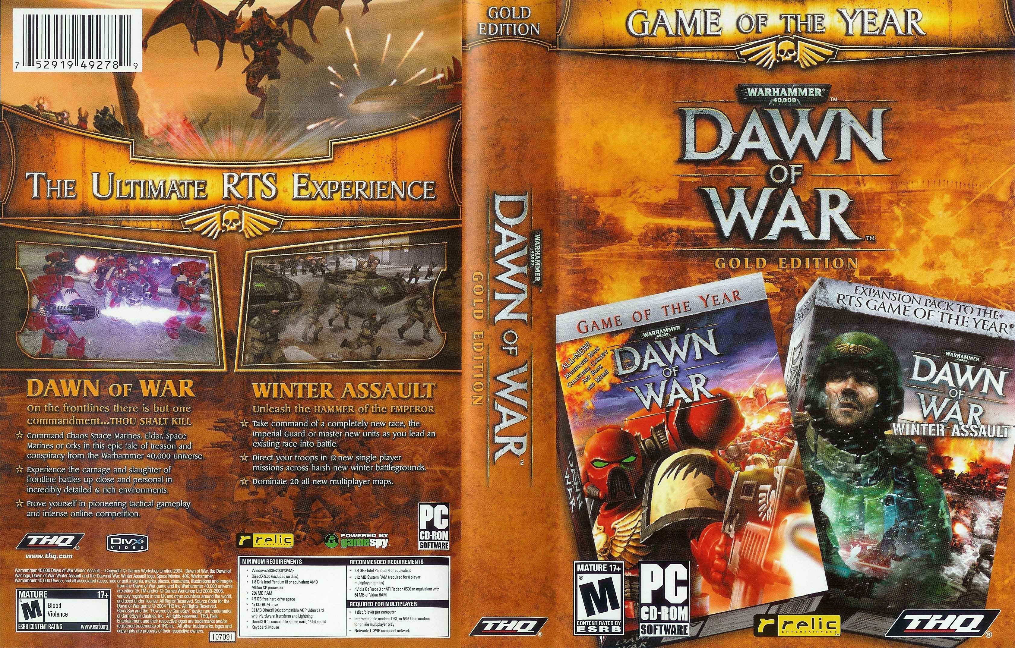 dawn of war gold edition